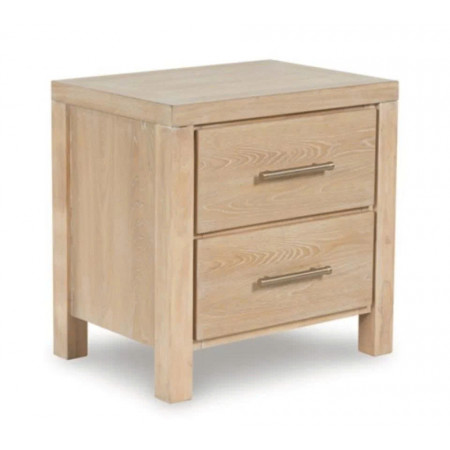 B5822 - 92 : Tủ Đầu Giường 02 Ngăn Kéo - Màu Kem Sứ Nung